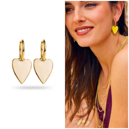 Boucle d’oreille cœur LERA