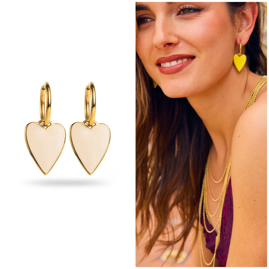 Boucle d’oreille cœur LERA