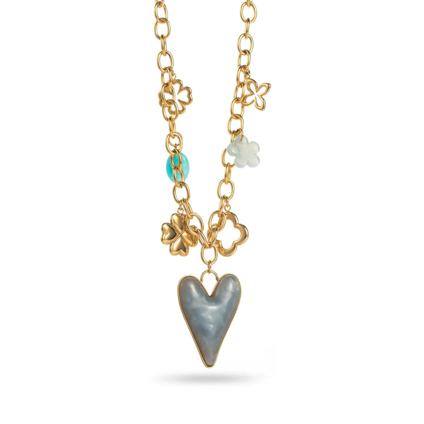 Collier cœur LYRA