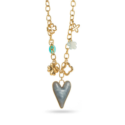 Collier cœur LYRA