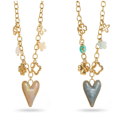Collier cœur LYRA