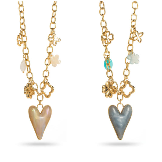 Collier cœur LYRA