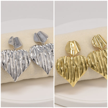 Boucle d’oreille cœur RINA