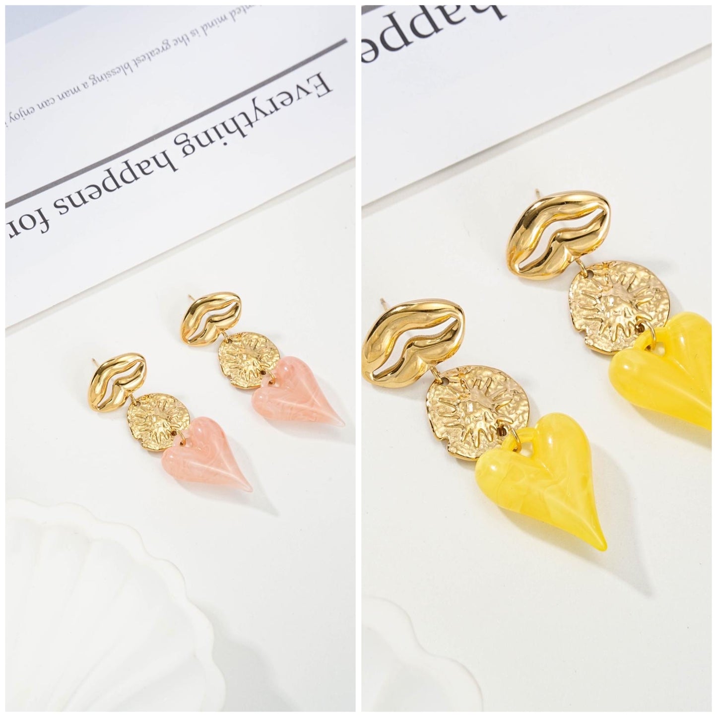 Boucle D’OREILLE cœur LINA