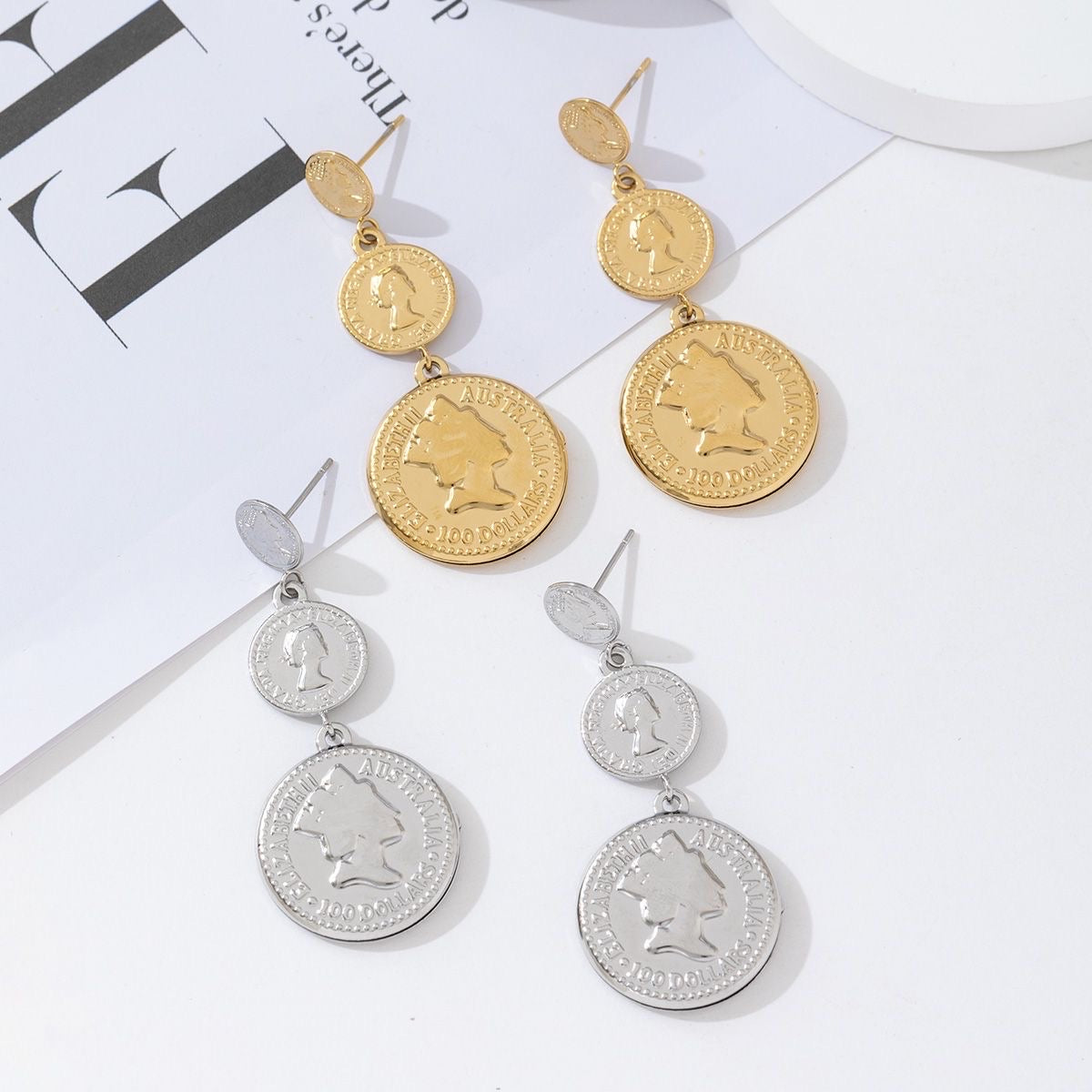 Boucle d’oreille pièce