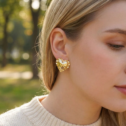 Boucle d’oreille CŒUR ANITA