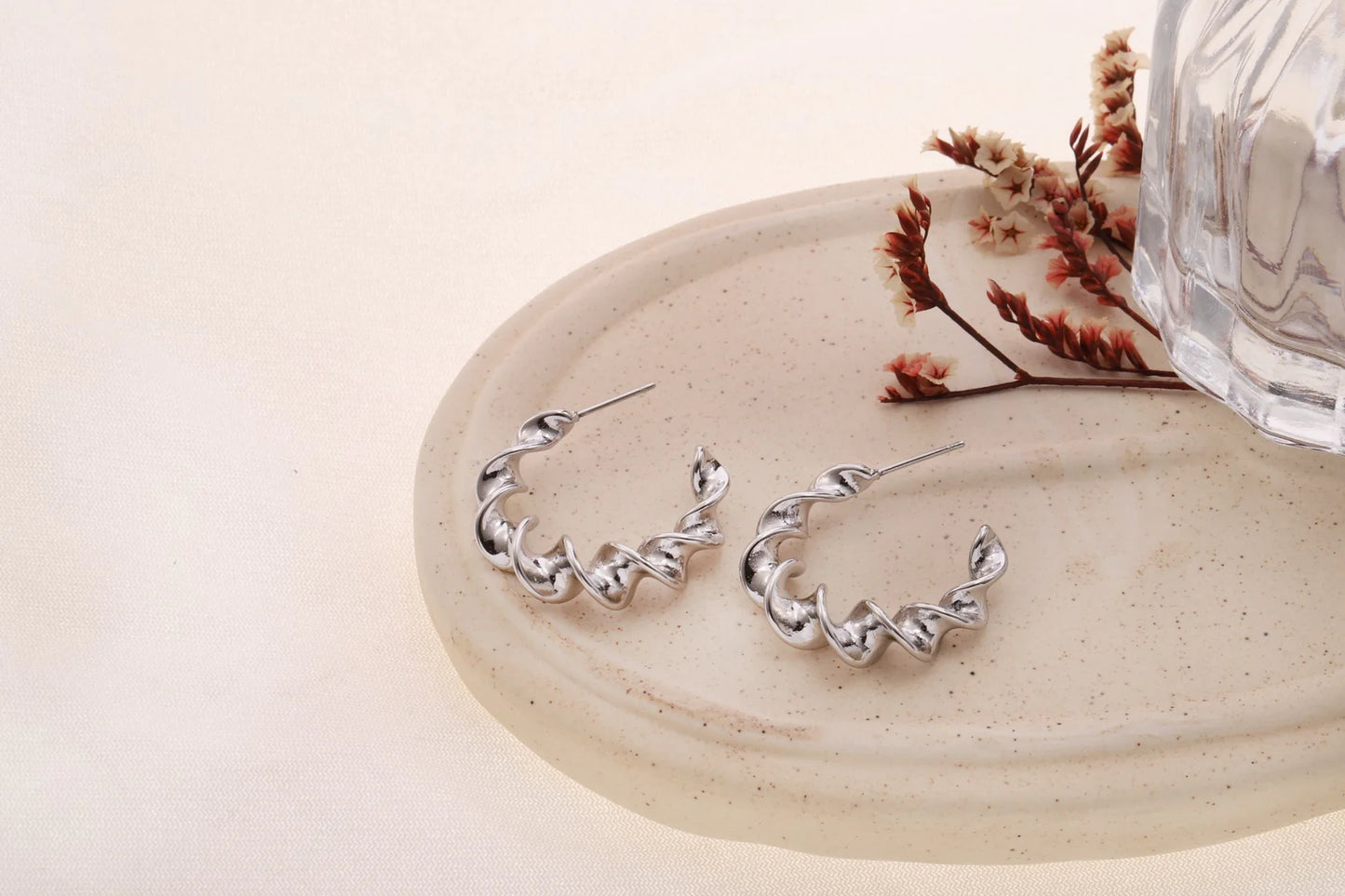 Boucle d’oreille CRÉOLE VAGUE