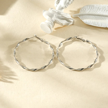 Boucle d’oreille CRÉOLE VAGUE GRANDE