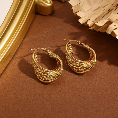 Boucle d’oreille CREOLE TORNY existe en argent
