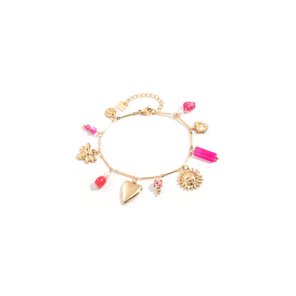 Bracelet breloque CŒUR LINA