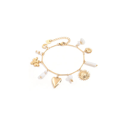 Bracelet breloque CŒUR LINA