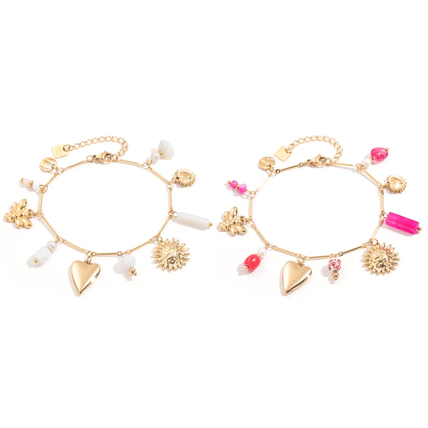 Bracelet breloque CŒUR LINA