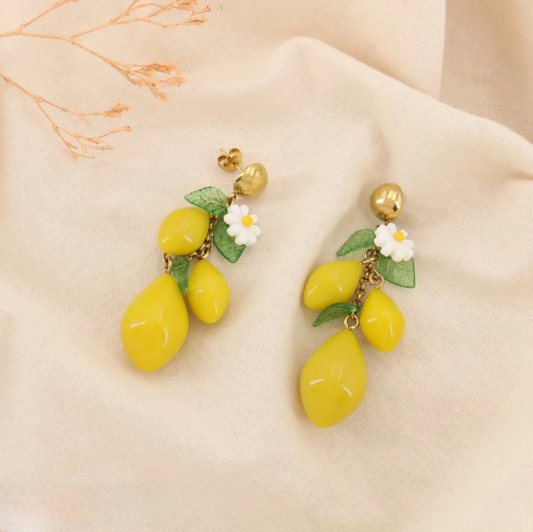 Boucle d’oreille CITRON