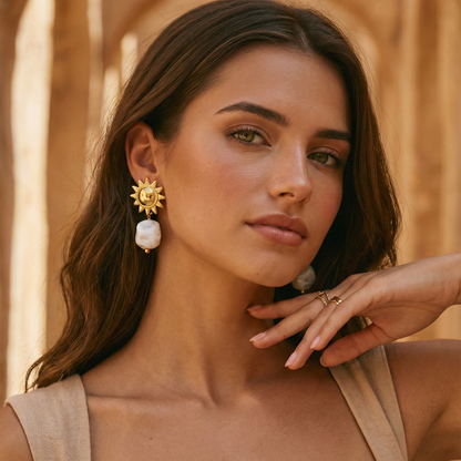 Boucle d’oreille SUN