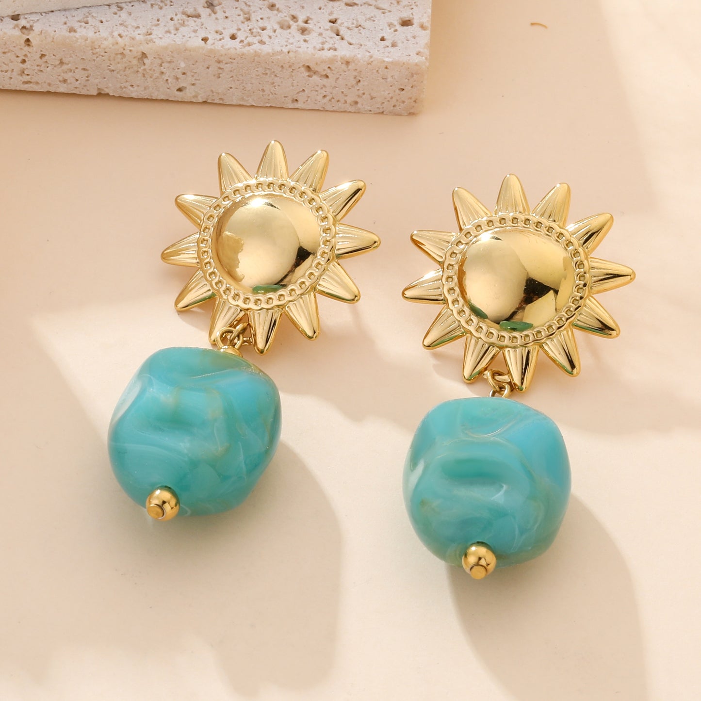 Boucle d’oreille SUN