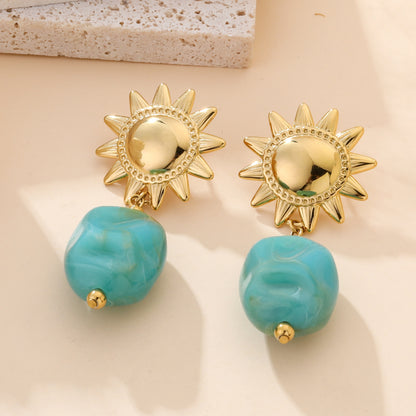 Boucle d’oreille SUN