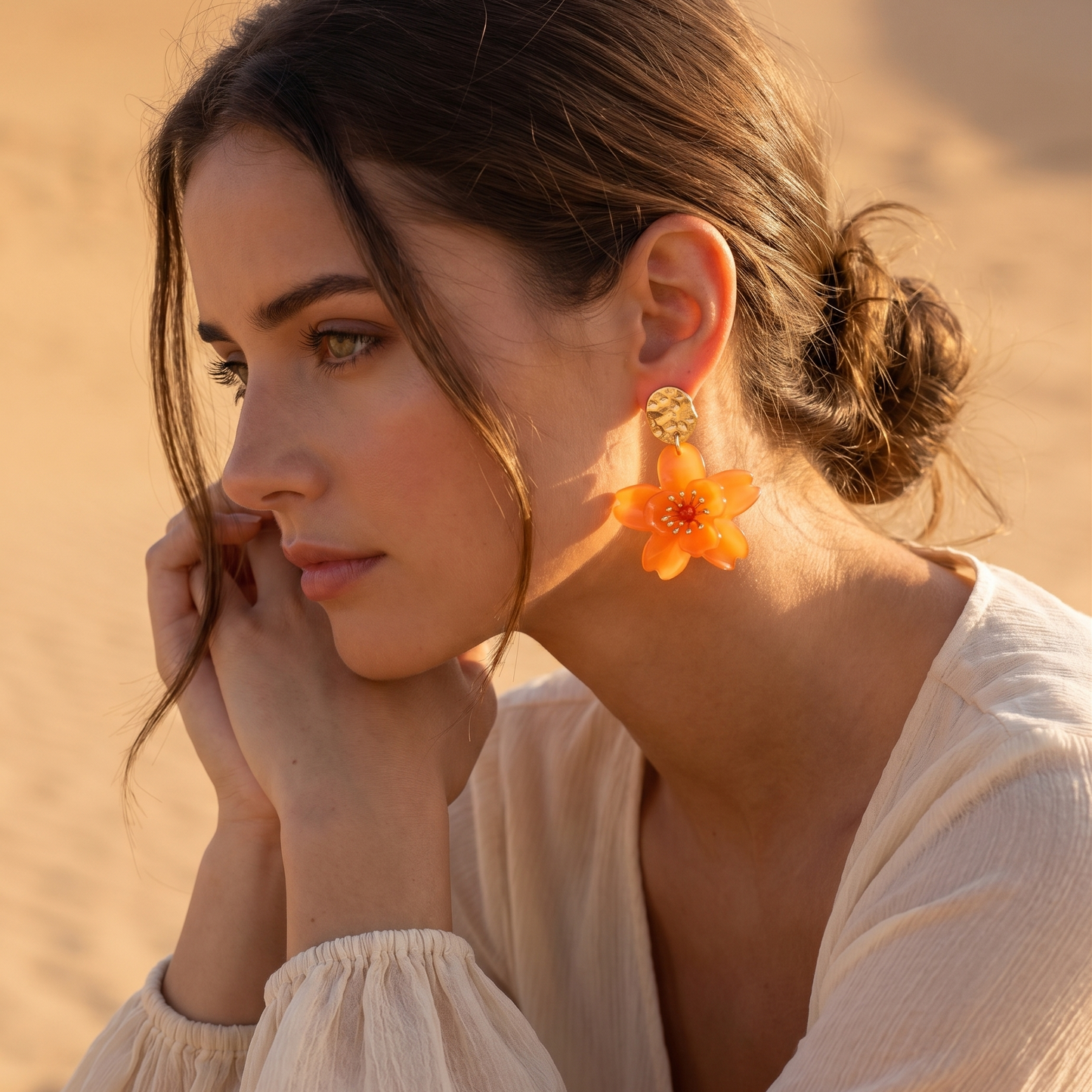 Boucle d’oreille FLEUR ÉLINE