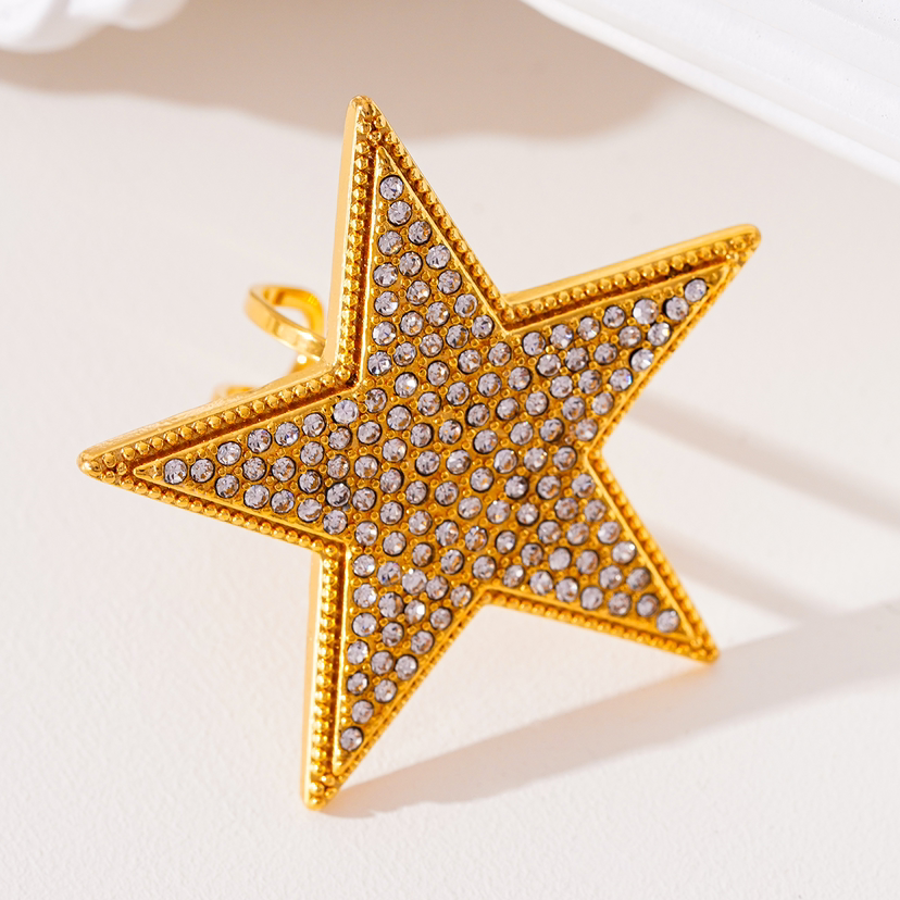 Bague étoile Strass