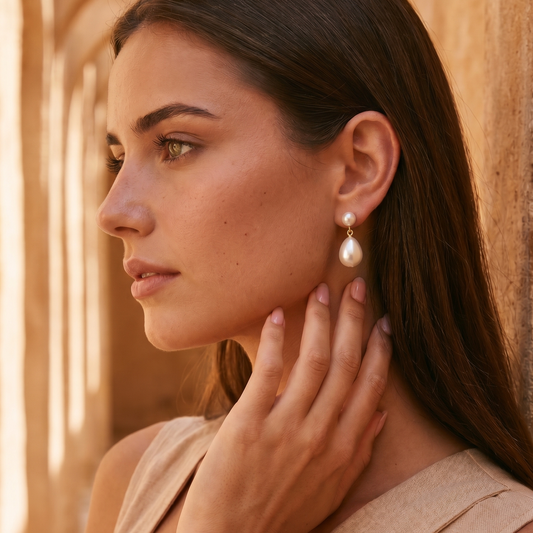 Boucle d’oreille PERLINE