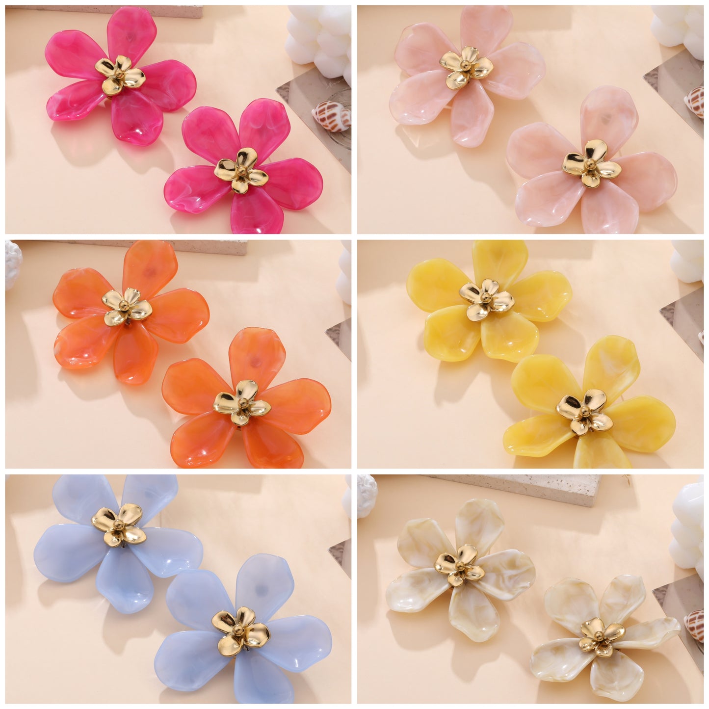 Boucle d’oreille FLEUR ELISA