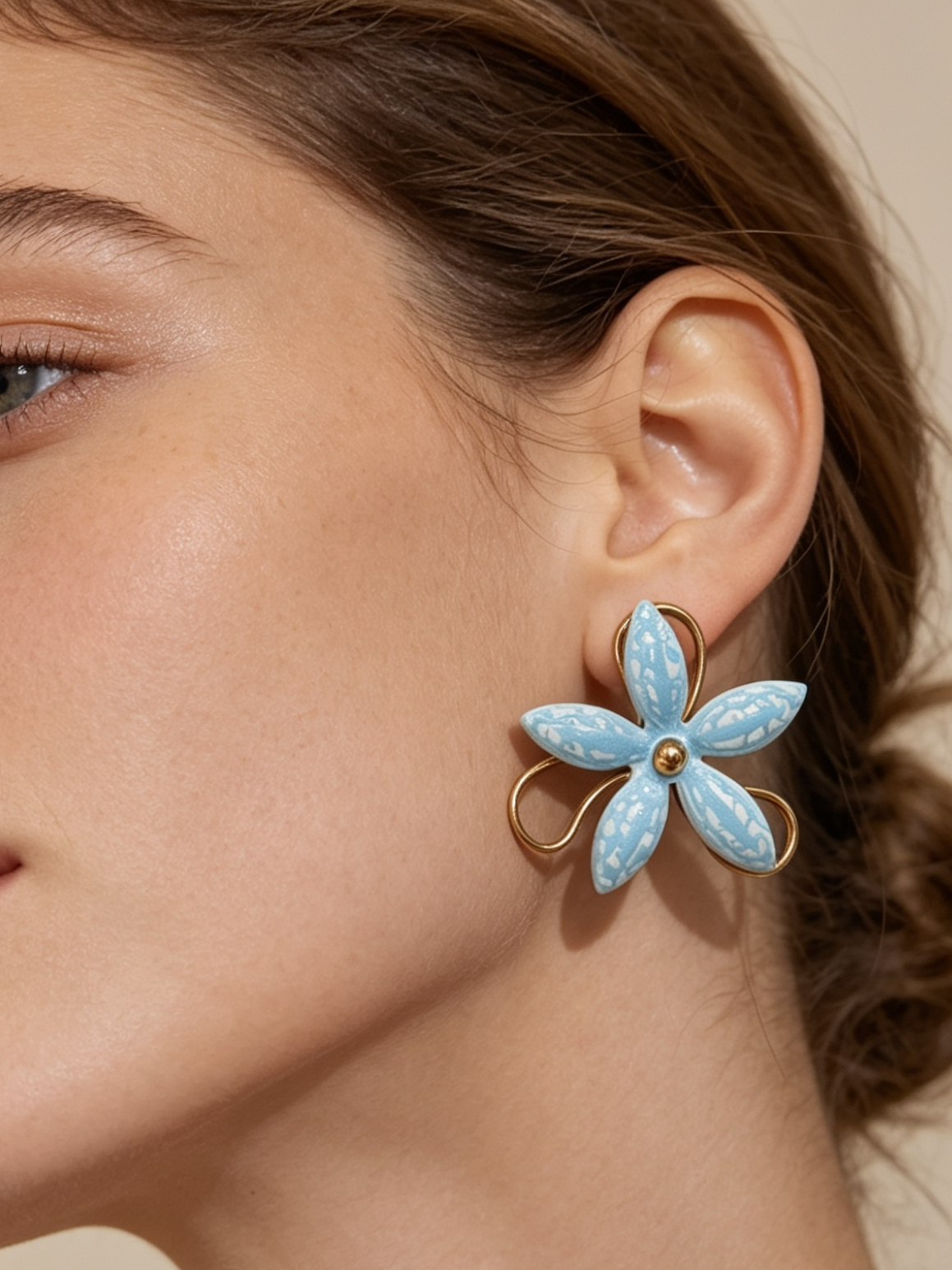 Boucle d’oreille FLEURA