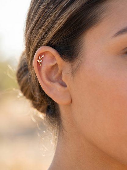 Piercing fleur TITANE