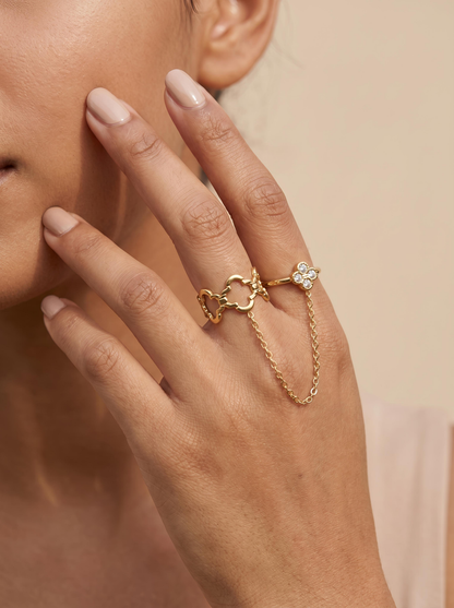Bague DOUBLE STRASSY