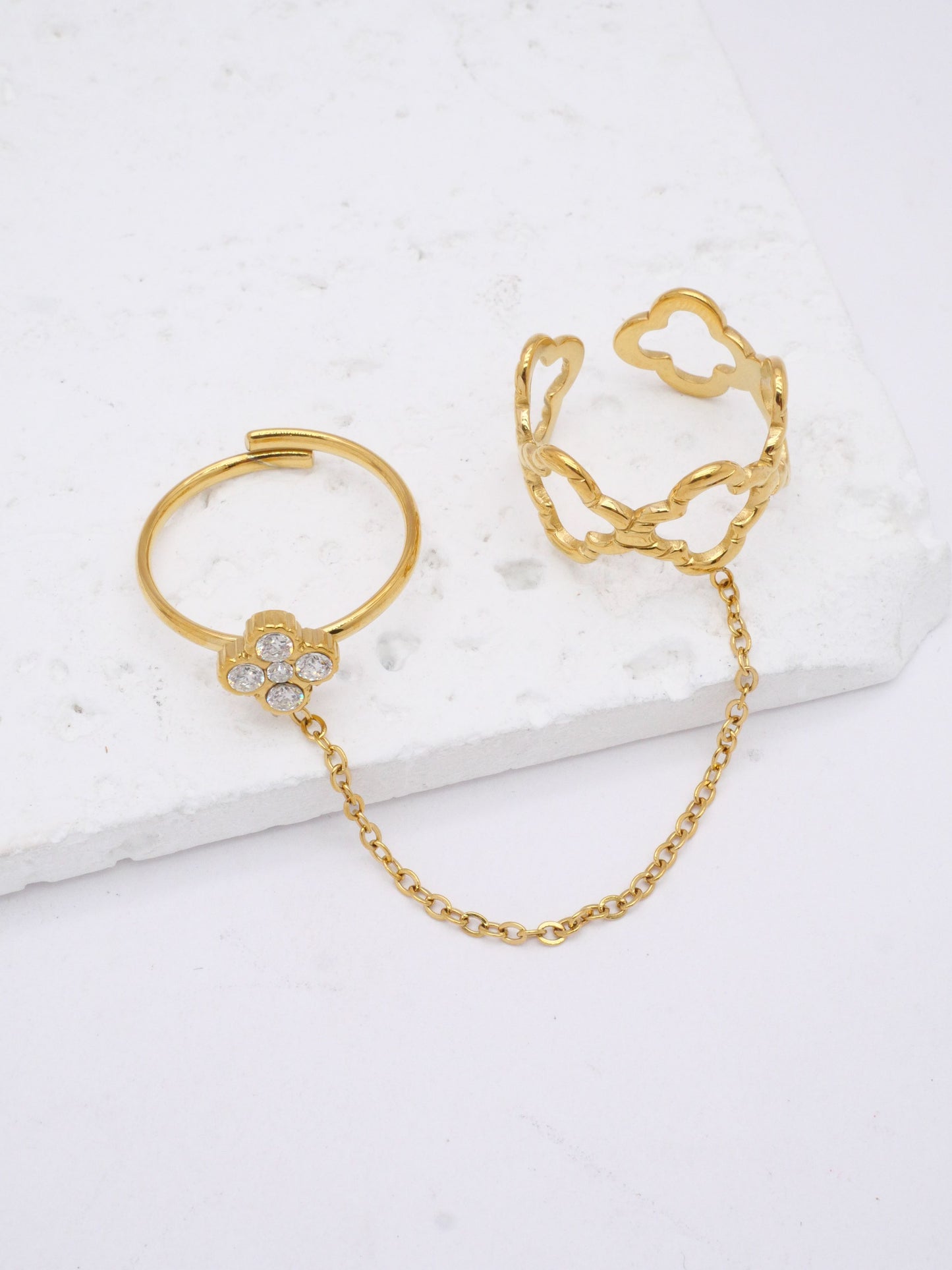 Bague DOUBLE STRASSY