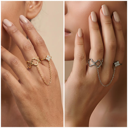 Bague DOUBLE STRASSY