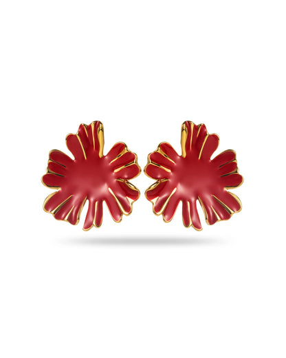 Boucle d’oreille RYNA ROUGE