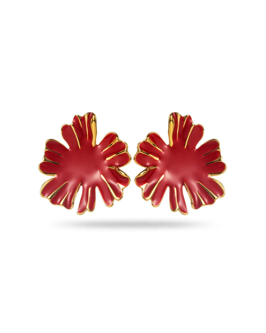 Boucle d’oreille RYNA ROUGE