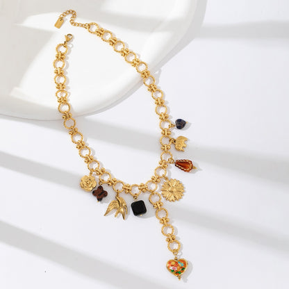 Collier Y breloque GIGI