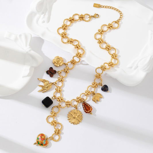 Collier Y breloque GIGI