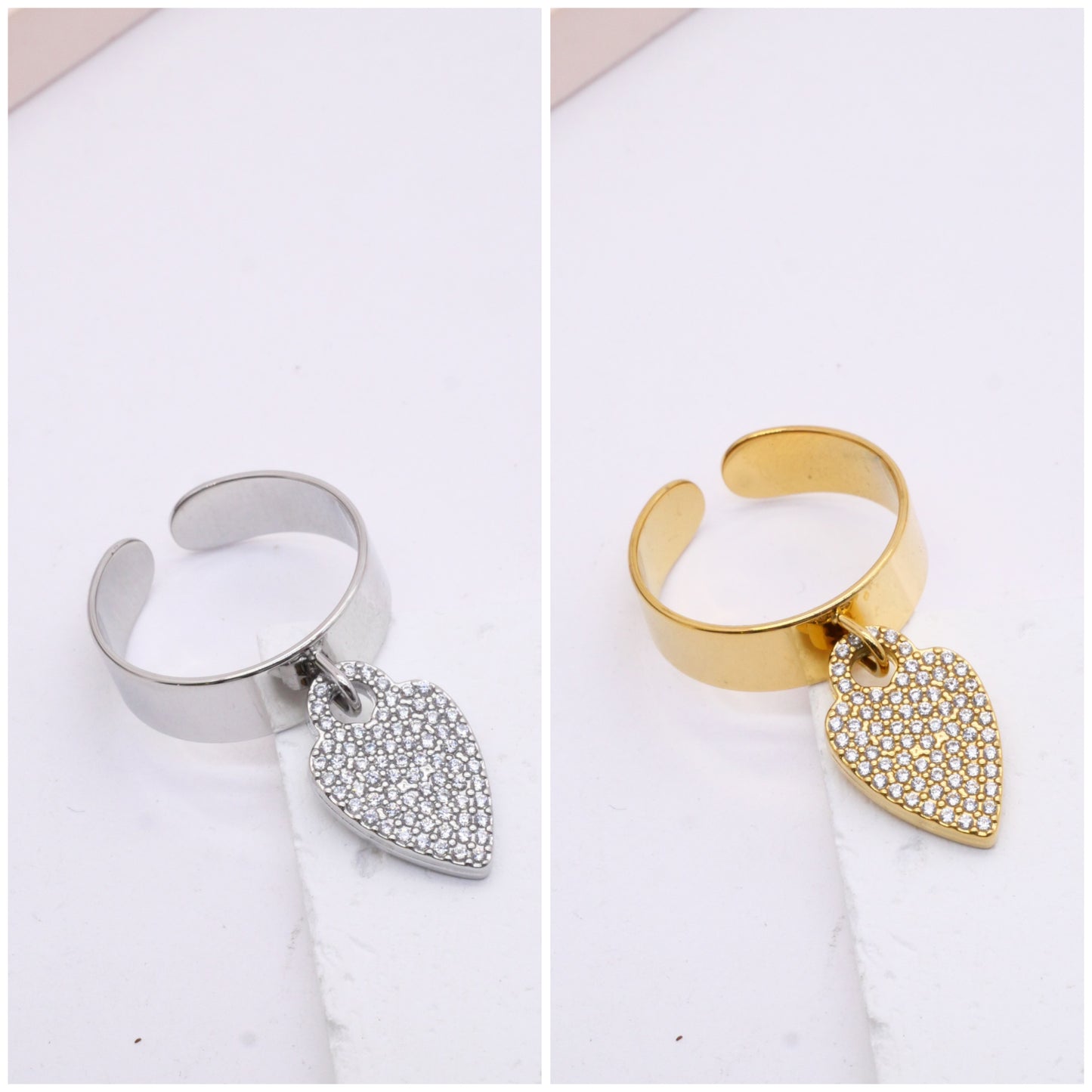 Bague cœur LIYA