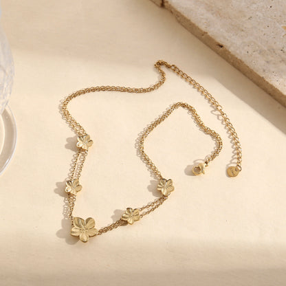 CHOKER RAS COU fleur