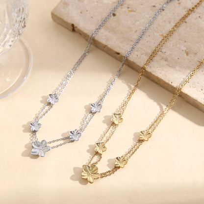 CHOKER RAS COU fleur