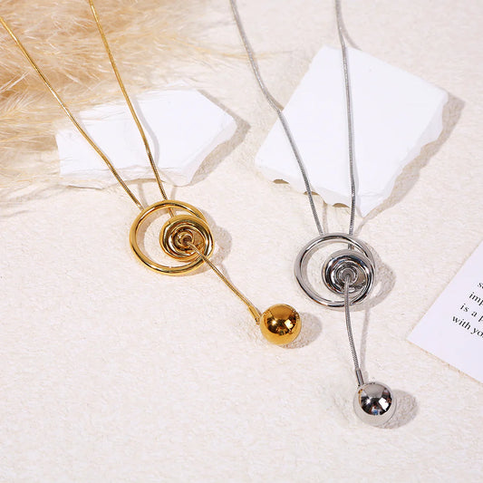 Collier sautoir NOEUD