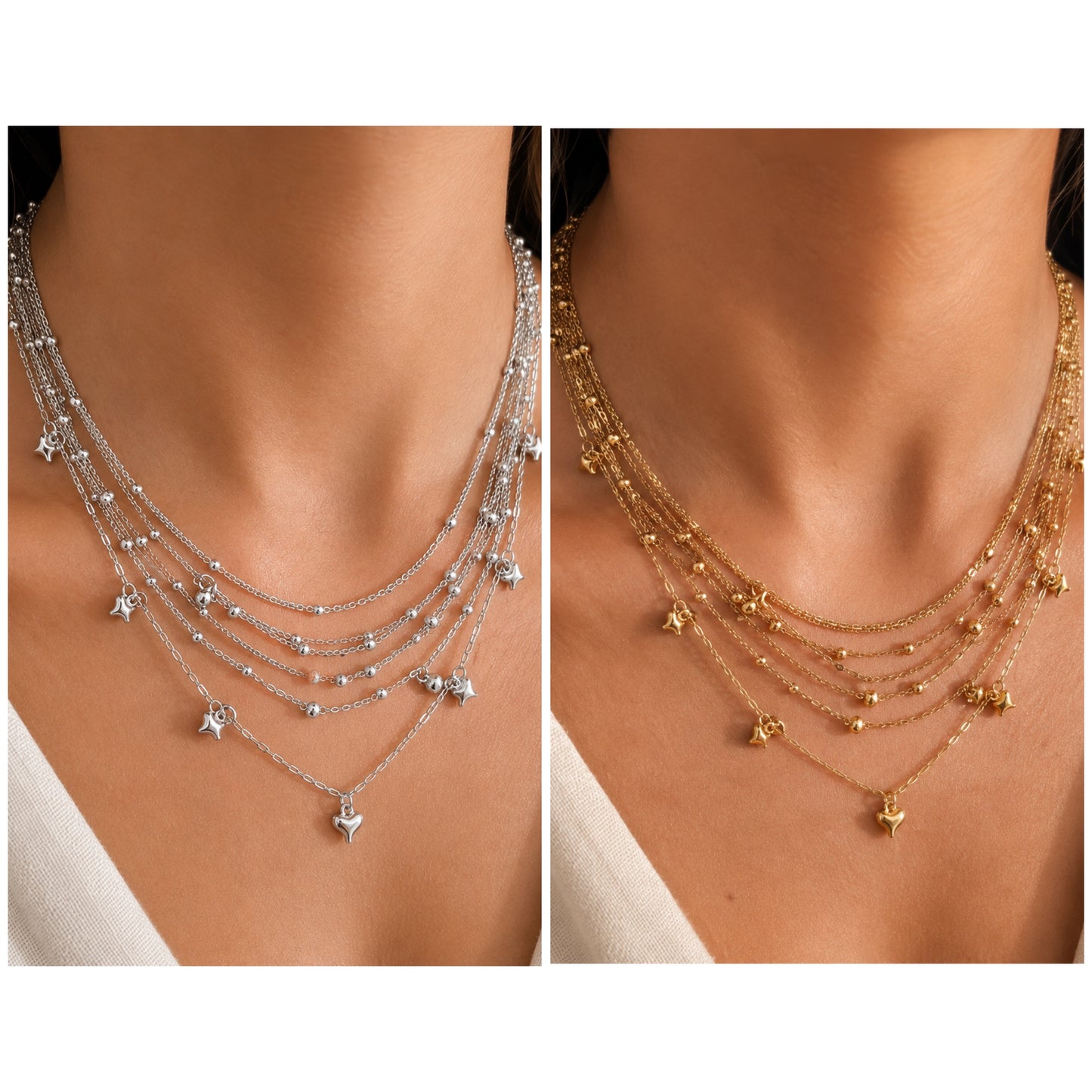 Collier MULTI CŒUR