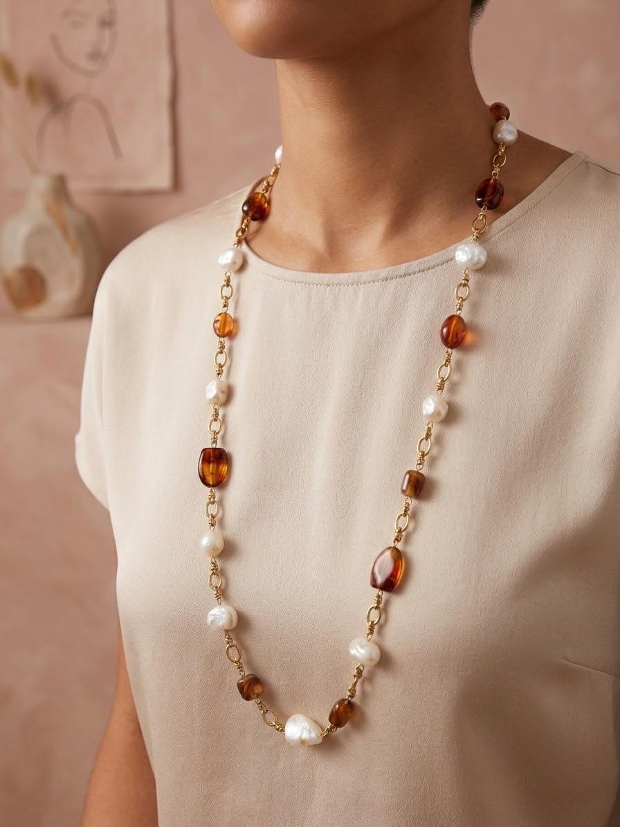 Collier sautoir ISINE