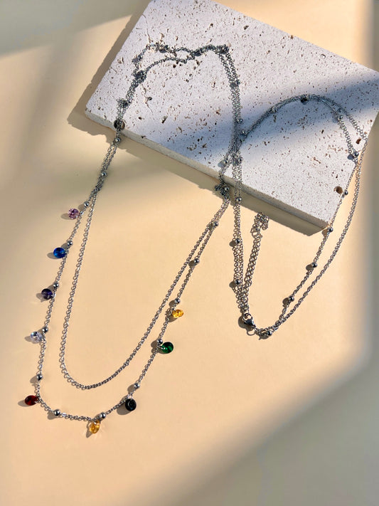 Sautoir double ARGENT