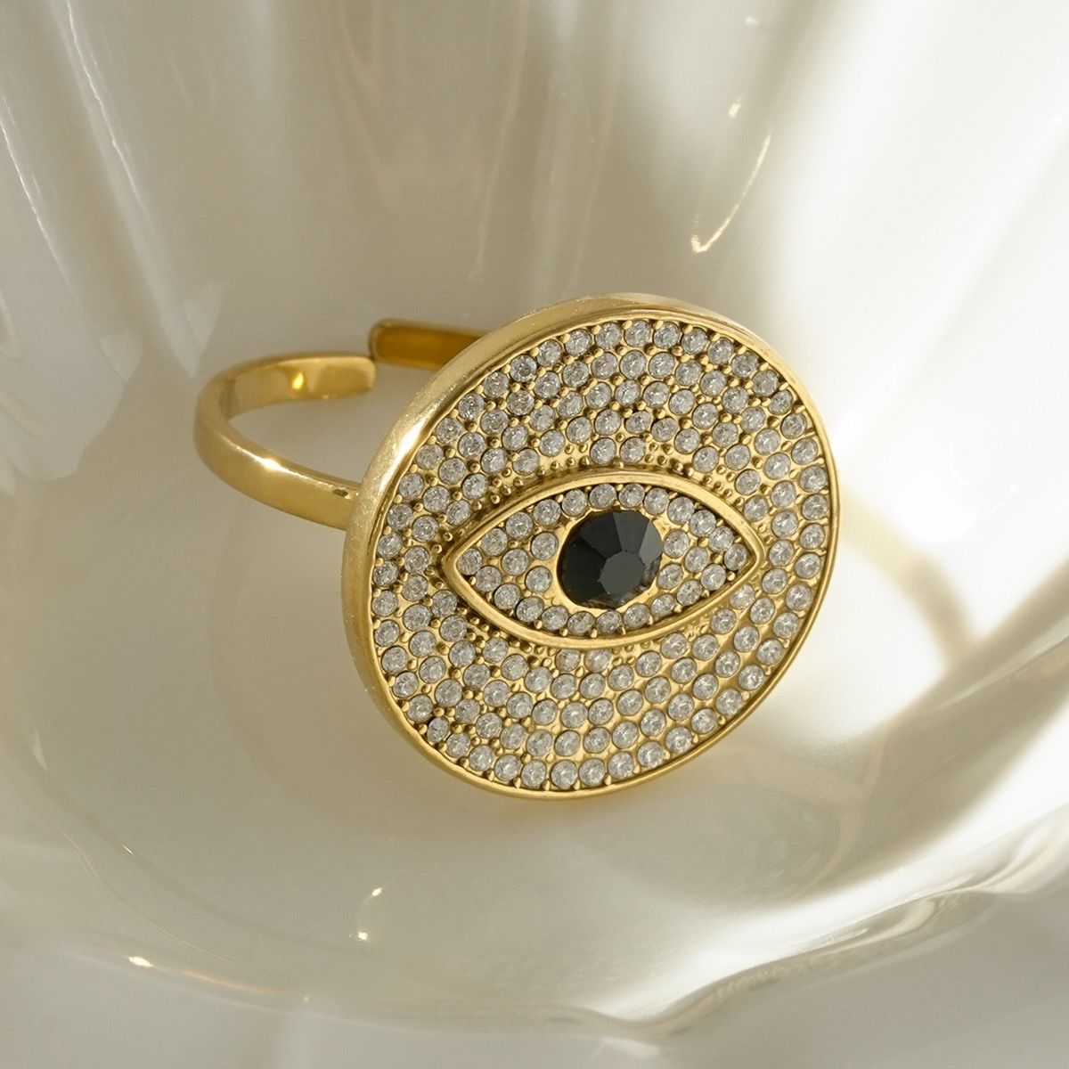 Bague œil STRASS