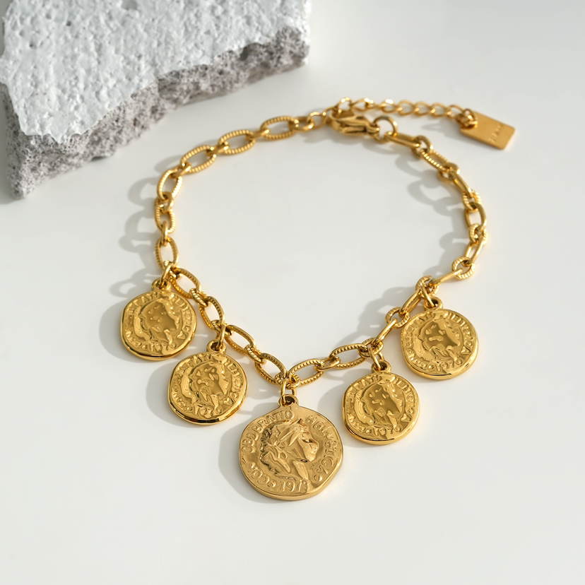 Bracelet pièce GIA