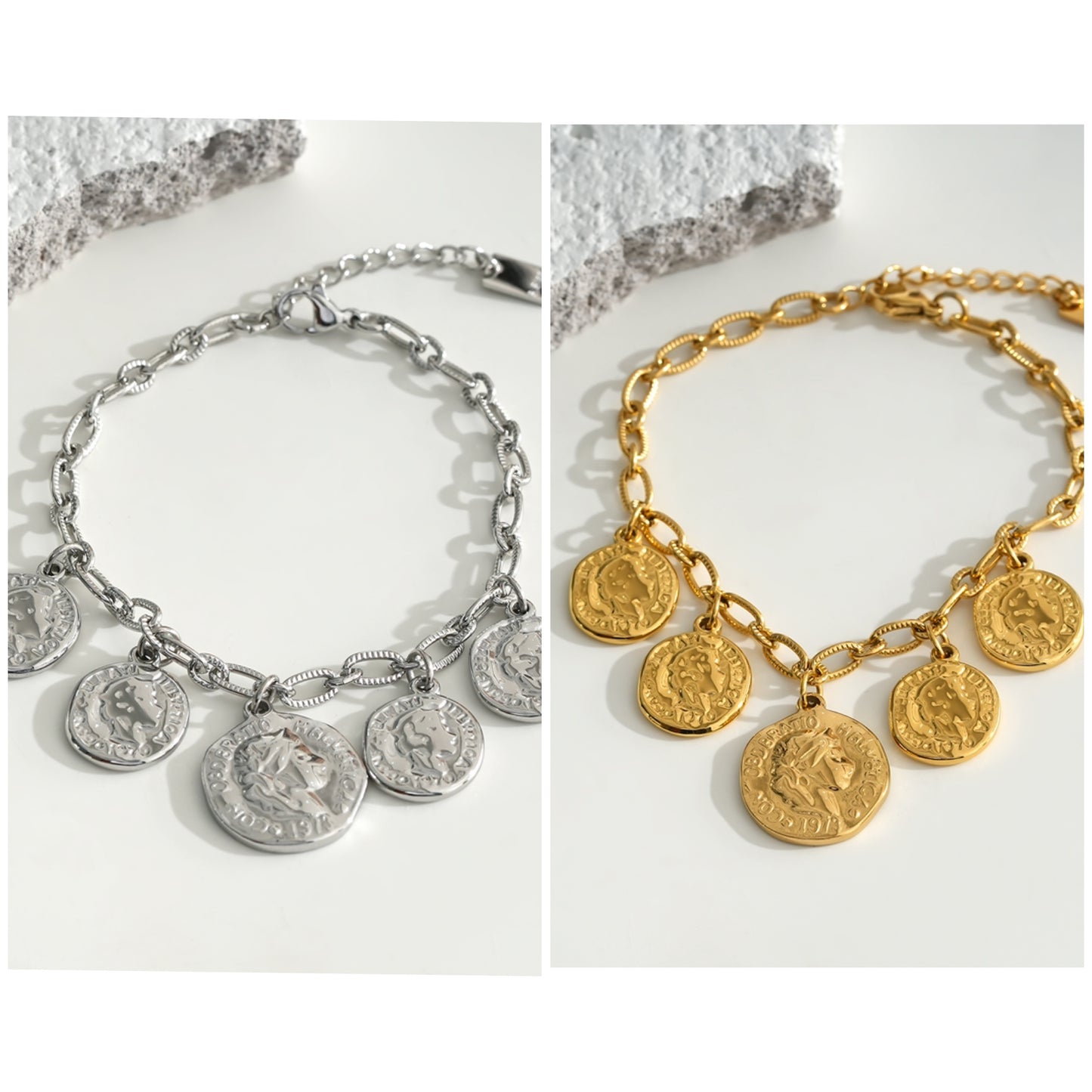 Bracelet pièce GIA