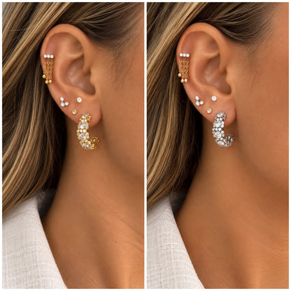 Boucle d’oreille créole SISSI