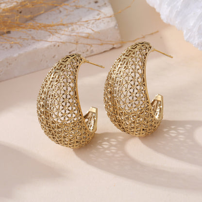 Boucle d’oreille créole ALINA
