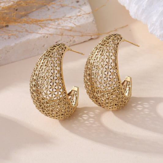 Boucle d’oreille créole ALINA
