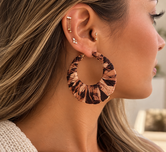 Boucle d’oreille creole Léo LISY