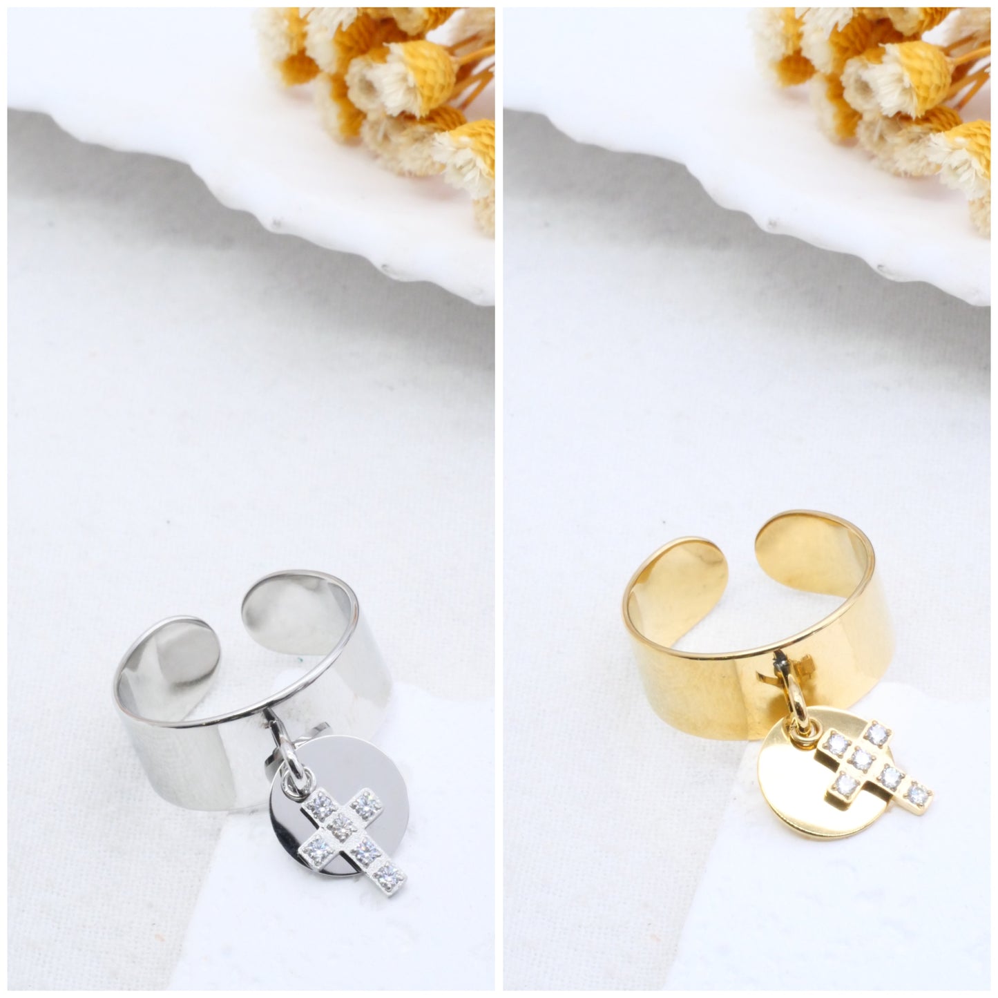 Bague BRELOQUE CROIX