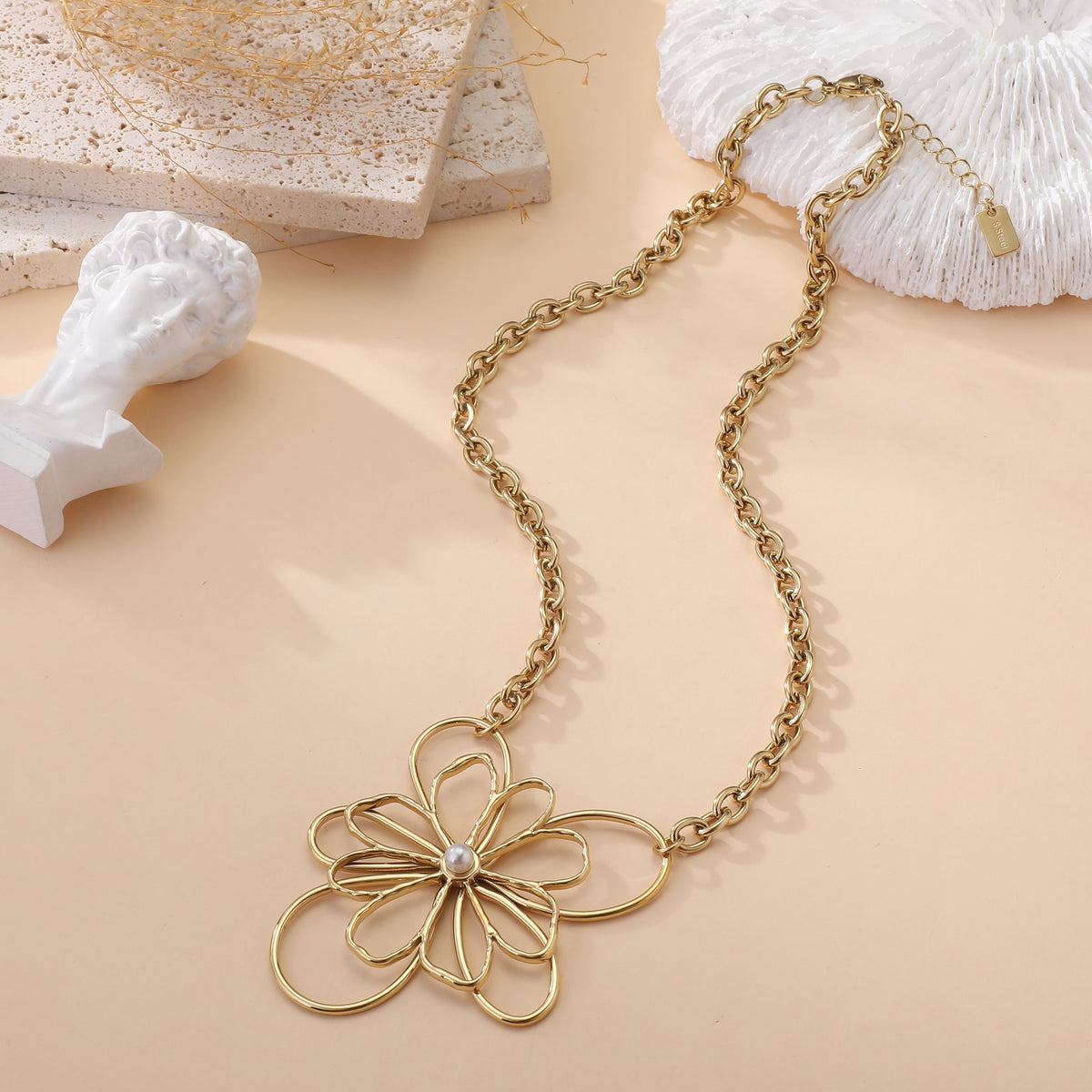 Collier fleur STELLA
