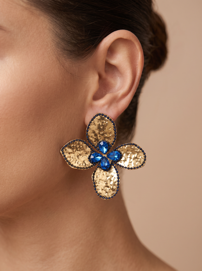 Boucle d’oreille fleur LORY